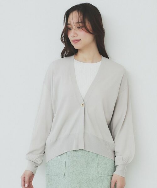 index / インデックス カーディガン・ボレロ | リラクシートッパーカーディガン【洗える】 | 詳細17