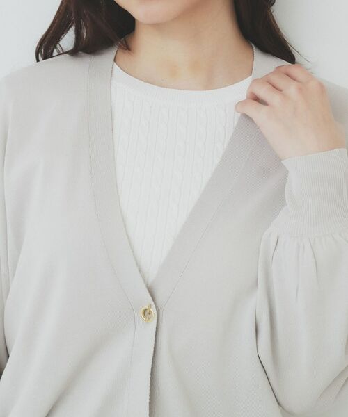 index / インデックス カーディガン・ボレロ | リラクシートッパーカーディガン【洗える】 | 詳細20