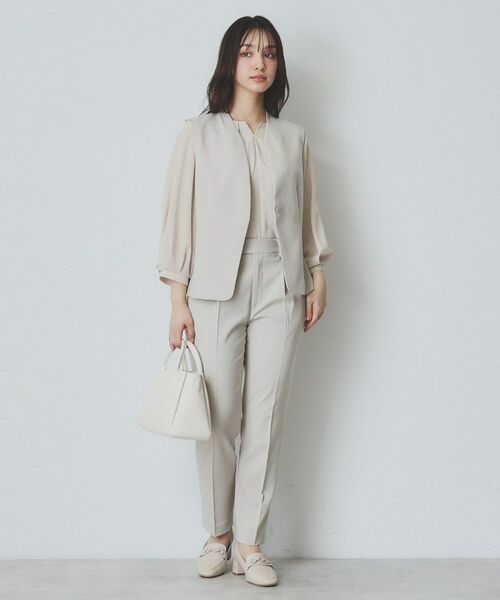 index / インデックス ベスト | ドライタッチストレッチノーカラージレ/セットアップ対応【洗濯機洗い可/イージーアイロン】 | 詳細19