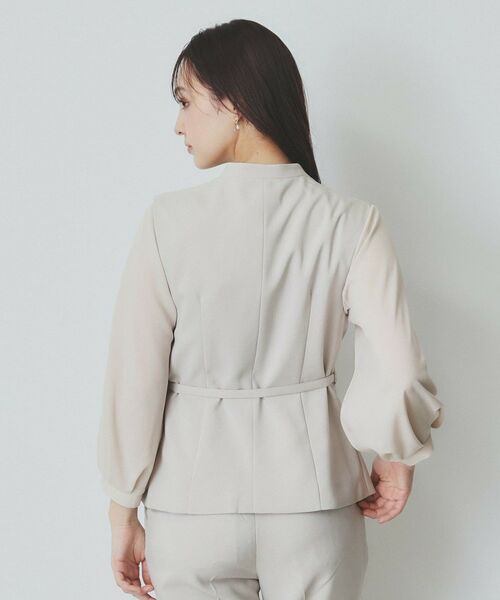 index / インデックス ベスト | ドライタッチストレッチノーカラージレ/セットアップ対応【洗濯機洗い可/イージーアイロン】 | 詳細23