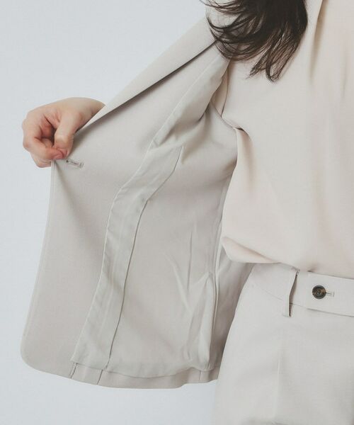 index / インデックス ベスト | ドライタッチストレッチノーカラージレ/セットアップ対応【洗濯機洗い可/イージーアイロン】 | 詳細30