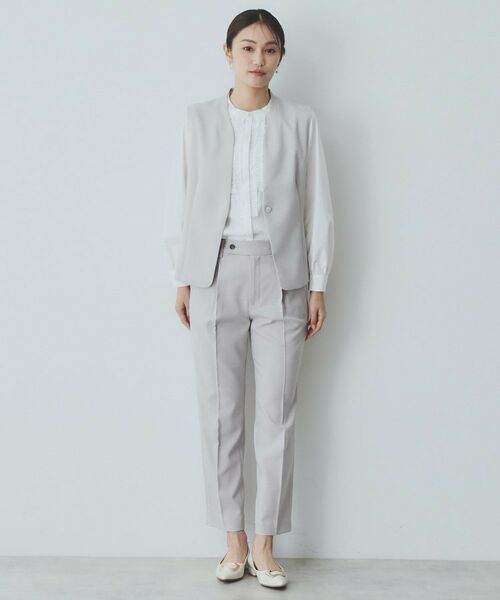 index / インデックス ベスト | ドライタッチストレッチノーカラージレ/セットアップ対応【洗濯機洗い可/イージーアイロン】 | 詳細6