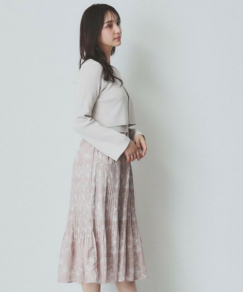 index / インデックス セットアップ | 《ツインセット》カーディガン×ニットドッキングワンピース【洗濯機洗い可】 | 詳細11