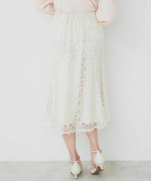 index / インデックス スカート | フラワーレース刺繍マーメイドスカート【洗濯機洗い可】 | 詳細17