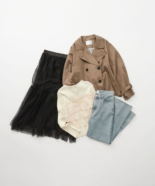 index / インデックス スカート | ドットチュールティアードスカート【洗濯機洗い可】 | 詳細17