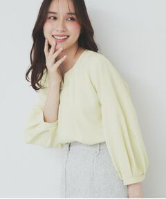 index / インデックス シャツ・ブラウス | 2WAYキーネックタックブラウス【洗濯機洗い可/防シワ】