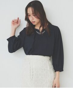 index / インデックス シャツ・ブラウス | 2WAYキーネックタックブラウス【洗濯機洗い可/防シワ】