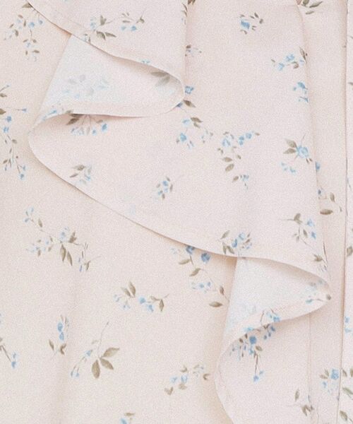 index / インデックス シャツ・ブラウス | フラワーフリルボウタイブラウス【洗濯機洗い可】 | 詳細12
