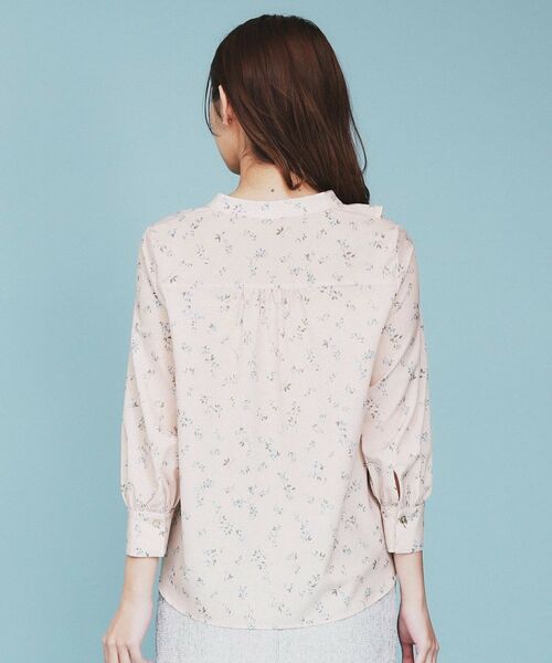 index / インデックス シャツ・ブラウス | フラワーフリルボウタイブラウス【洗濯機洗い可】 | 詳細15