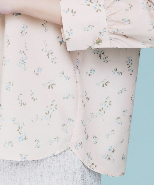 index / インデックス シャツ・ブラウス | フラワーフリルボウタイブラウス【洗濯機洗い可】 | 詳細18