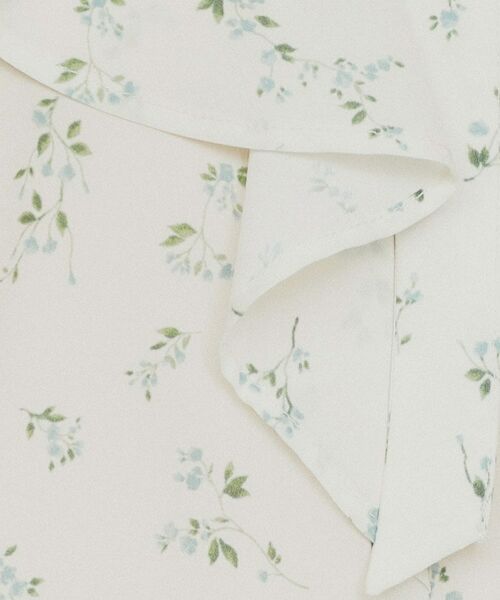 index / インデックス シャツ・ブラウス | フラワーフリルボウタイブラウス【洗濯機洗い可】 | 詳細4