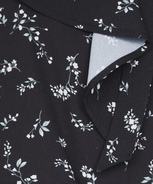 index / インデックス シャツ・ブラウス | フラワーフリルボウタイブラウス【洗濯機洗い可】 | 詳細8