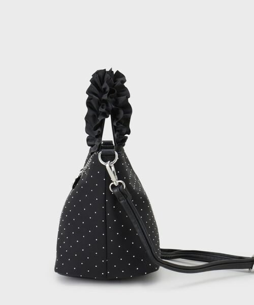 index / インデックス トートバッグ | 【2WAY】ラインストーン持ち手フリルバッグ | 詳細11