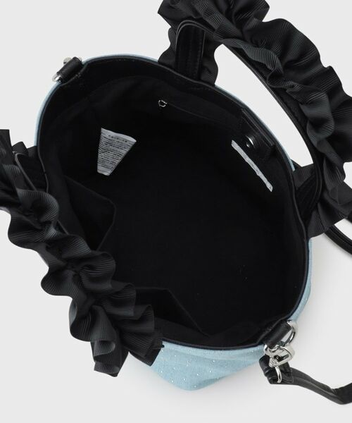 index / インデックス トートバッグ | 【2WAY】ラインストーン持ち手フリルバッグ | 詳細16