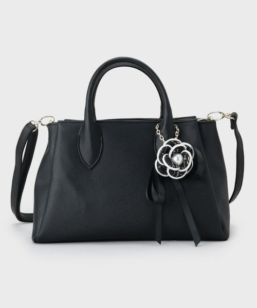 index / インデックス ショルダーバッグ | 【2WAY】フラワーチャーム付きショルダー取外し可バッグ | 詳細10