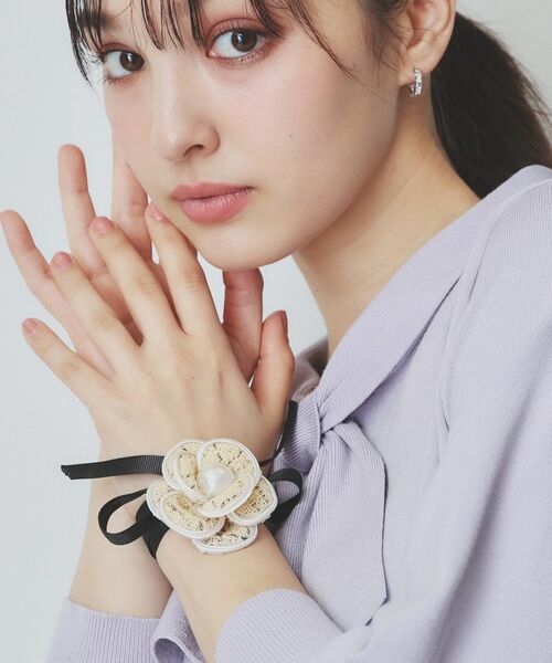 index / インデックス ショルダーバッグ | 【2WAY】フラワーチャーム付きショルダー取外し可バッグ | 詳細7