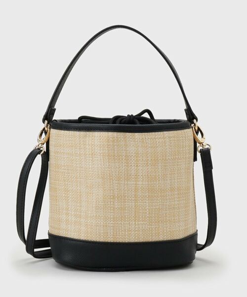 index / インデックス ショルダーバッグ | 【2WAY】リボンモチーフ付きバケツ型バッグ | 詳細10