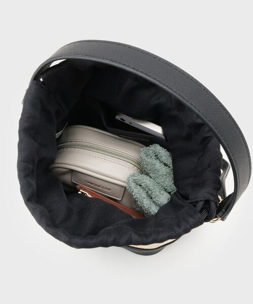 index / インデックス ショルダーバッグ | 【2WAY】リボンモチーフ付きバケツ型バッグ | 詳細14