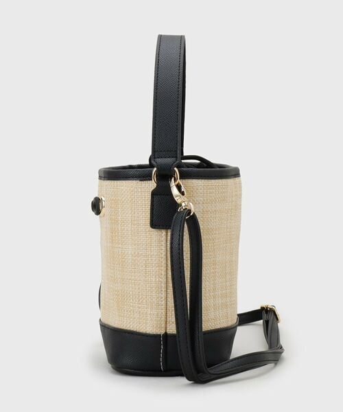 index / インデックス ショルダーバッグ | 【2WAY】リボンモチーフ付きバケツ型バッグ | 詳細9