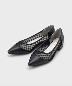 index / インデックス パンプス | レースチュールフラットパンプス