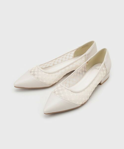 index / インデックス パンプス | レースチュールフラットパンプス | 詳細2