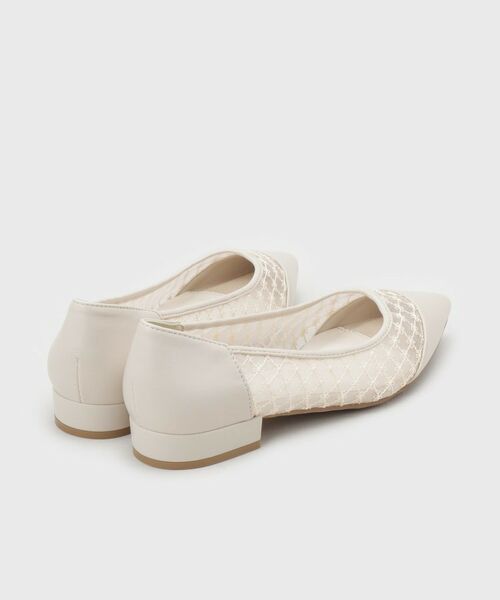 index / インデックス パンプス | レースチュールフラットパンプス | 詳細4