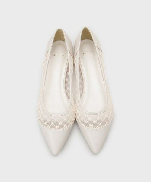 index / インデックス パンプス | レースチュールフラットパンプス | 詳細5