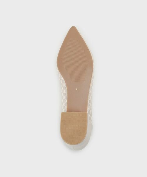 index / インデックス パンプス | レースチュールフラットパンプス | 詳細6