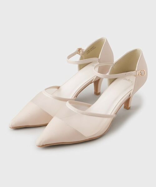 index/インデックス チュールセパレートパンプス ベージュ(052) 01(22.5~23.0cm) index/インデックス チュールセパレートパンプス ベージュ(052) 01(22.5~23.0cm)