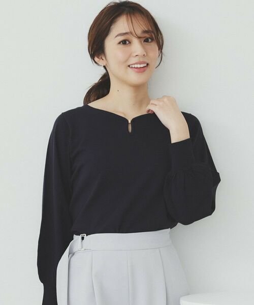 index / インデックス ニット・セーター | パーツ付きハートネックニットトップス【洗濯機洗い可】 | 詳細13