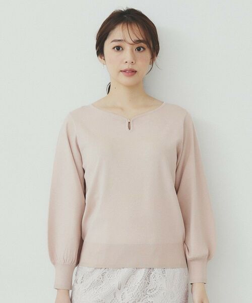 index / インデックス ニット・セーター | パーツ付きハートネックニットトップス【洗濯機洗い可】 | 詳細17