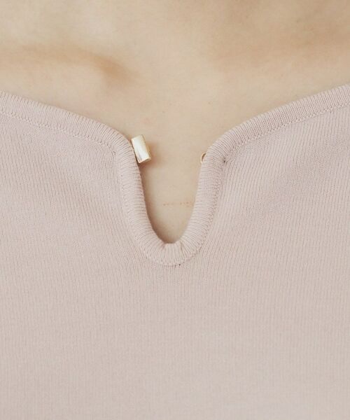 index / インデックス ニット・セーター | パーツ付きハートネックニットトップス【洗濯機洗い可】 | 詳細21