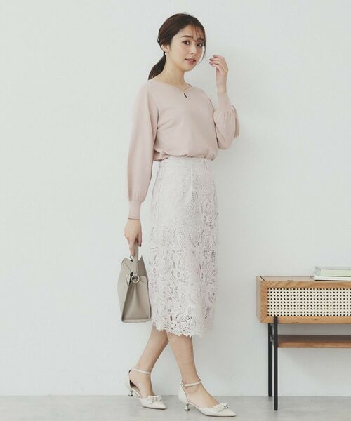 index / インデックス ニット・セーター | パーツ付きハートネックニットトップス【洗濯機洗い可】 | 詳細7