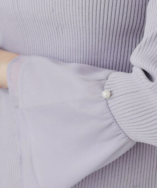 index / インデックス ニット・セーター | フレアスリーブリブニット【洗濯機洗い可】 | 詳細12