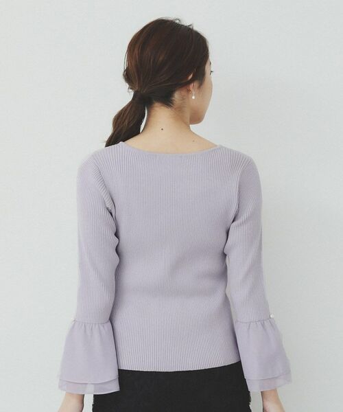 index / インデックス ニット・セーター | フレアスリーブリブニット【洗濯機洗い可】 | 詳細15