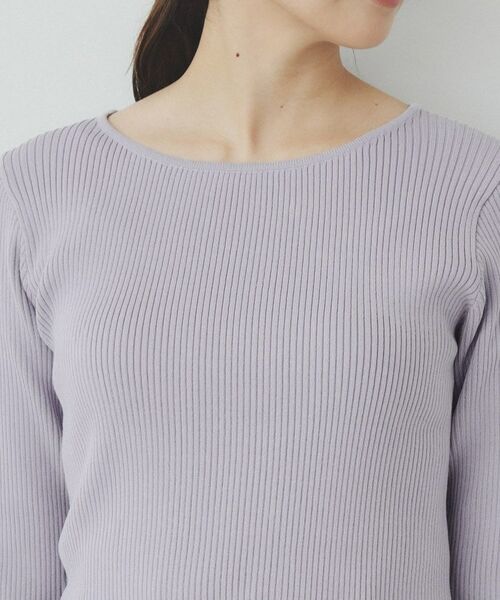 index / インデックス ニット・セーター | フレアスリーブリブニット【洗濯機洗い可】 | 詳細16