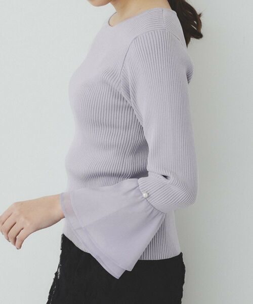 index / インデックス ニット・セーター | フレアスリーブリブニット【洗濯機洗い可】 | 詳細17