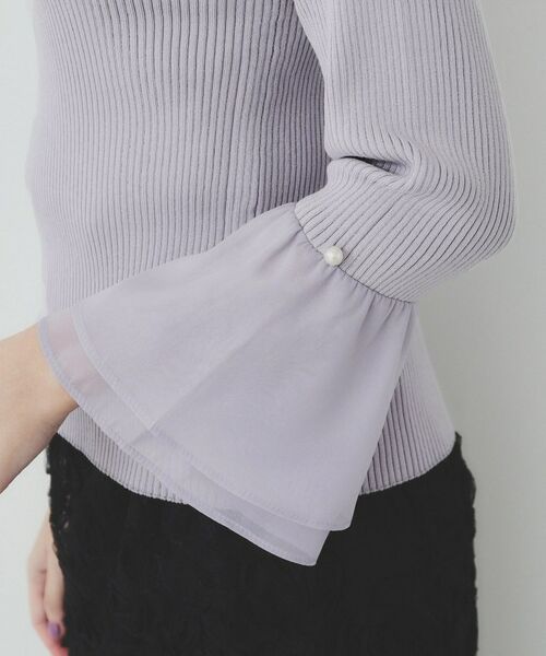 index / インデックス ニット・セーター | フレアスリーブリブニット【洗濯機洗い可】 | 詳細18