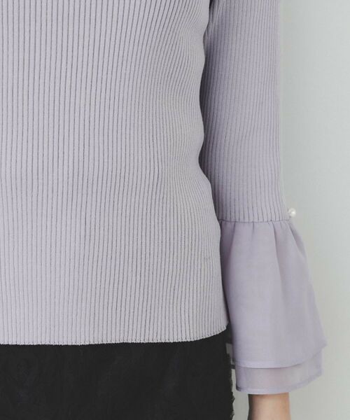 index / インデックス ニット・セーター | フレアスリーブリブニット【洗濯機洗い可】 | 詳細19