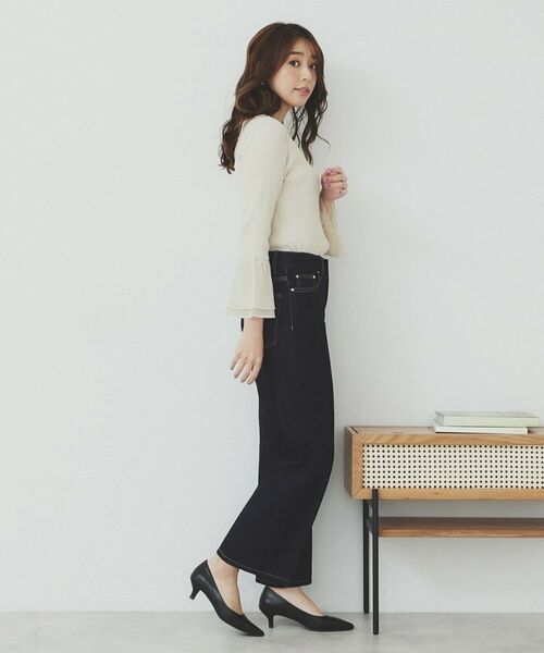 index / インデックス ニット・セーター | フレアスリーブリブニット【洗濯機洗い可】 | 詳細6