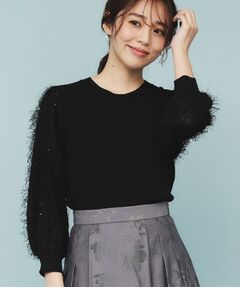 index / インデックス ニット・セーター | ドッキングシャギーニット【洗濯機洗い可】