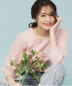 index / インデックス ニット・セーター | ドッキングシャギーニット【洗濯機洗い可】