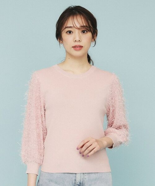 index / インデックス ニット・セーター | ドッキングシャギーニット【洗濯機洗い可】 | 詳細13