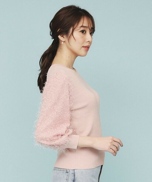 index / インデックス ニット・セーター | ドッキングシャギーニット【洗濯機洗い可】 | 詳細14