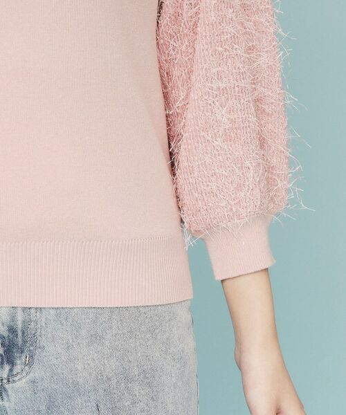 index / インデックス ニット・セーター | ドッキングシャギーニット【洗濯機洗い可】 | 詳細18