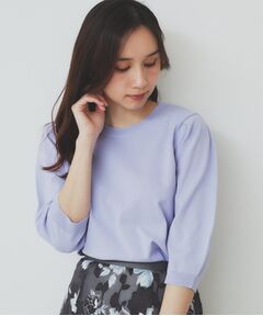 index / インデックス ニット・セーター | 《7色展開/XS-LLサイズ》クルーネックデザインスリーブニット【洗濯機洗い可】