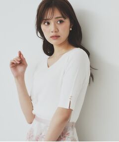 index / インデックス ニット・セーター | 《5色展開》Vネックリブニット【洗濯機洗い可】