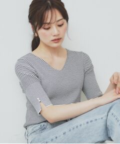 index / インデックス ニット・セーター | 《5色展開》Vネックリブニット【洗濯機洗い可】