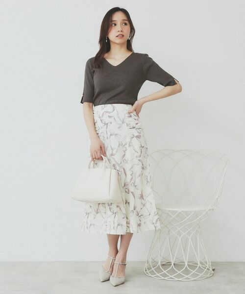 index / インデックス ニット・セーター | 《5色展開》Vネックリブニット【洗濯機洗い可】 | 詳細14