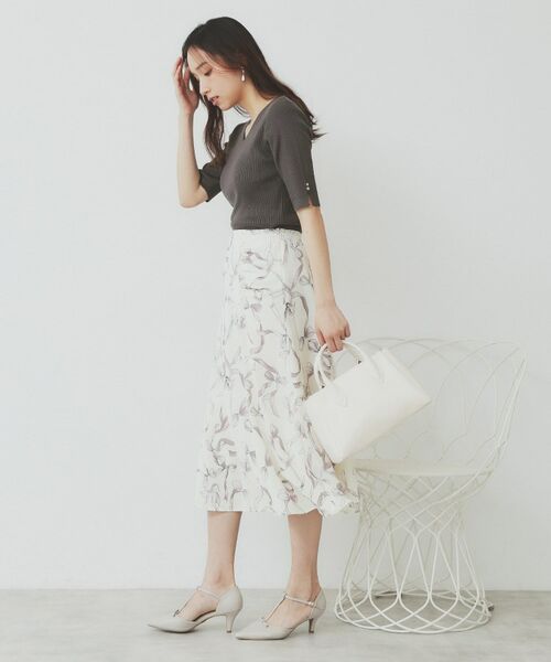 index / インデックス ニット・セーター | 《5色展開》Vネックリブニット【洗濯機洗い可】 | 詳細15